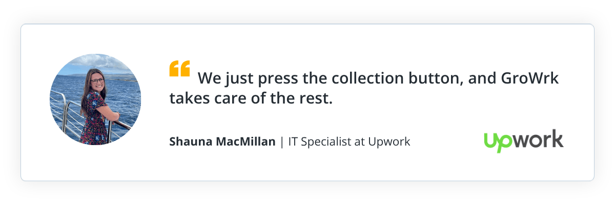 Review by Upwork on GroWrk