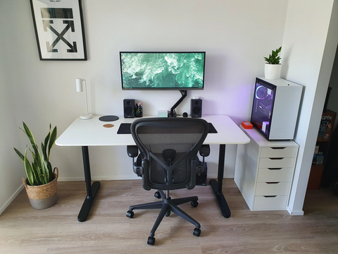 home office for remote work