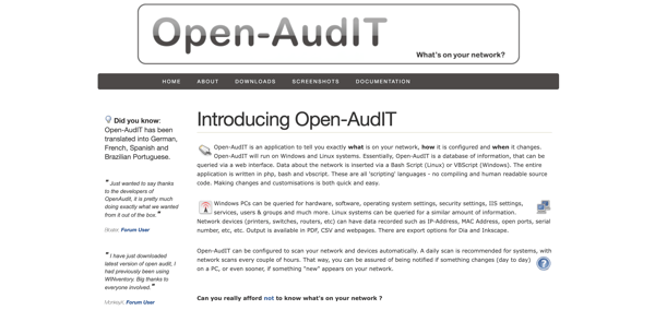 OpenAudIT