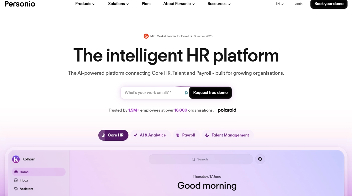 Personia European HR Platform