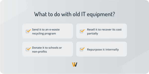 What to do with old IT equipment