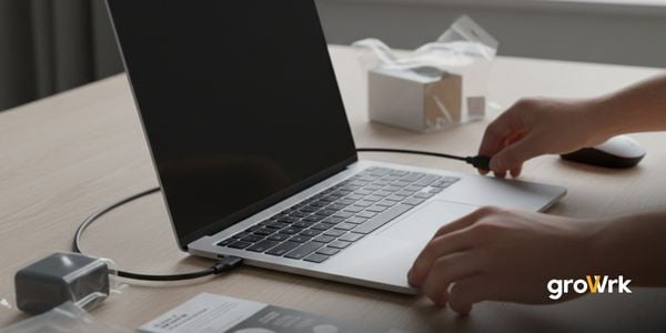 Setting up work from home equipment