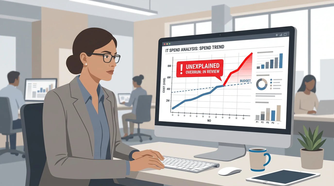 Budget overrun from IT purchasing without a procurement strategy