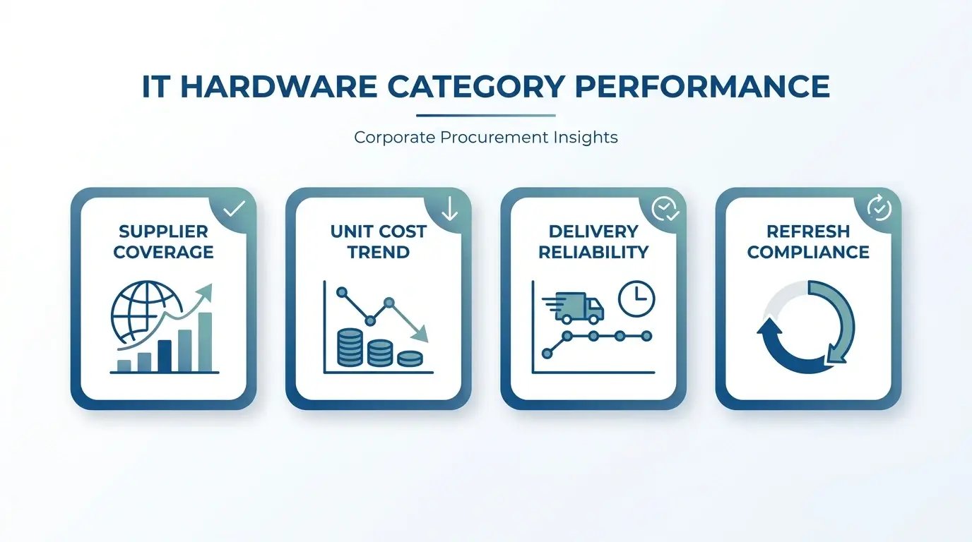 Four category health metrics infographic