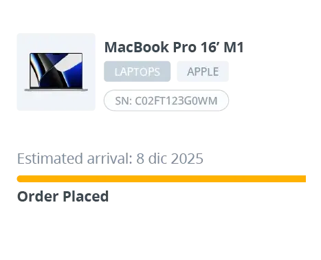Delivery estimates tailored to your country and device