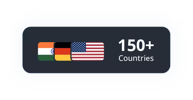 World map showing GroWrk IT asset management coverage across 150+ countries.