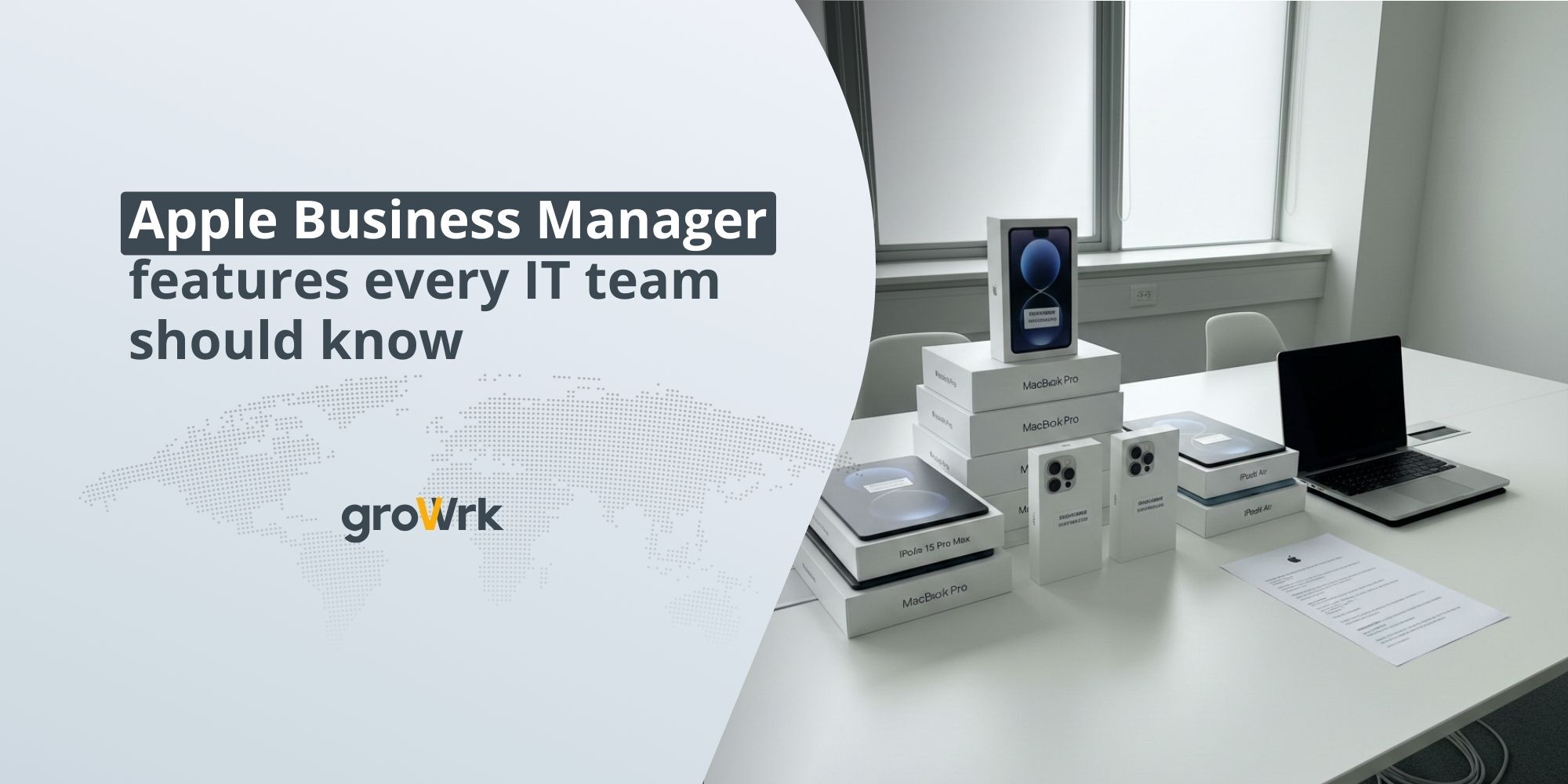 Apple Business Manager features