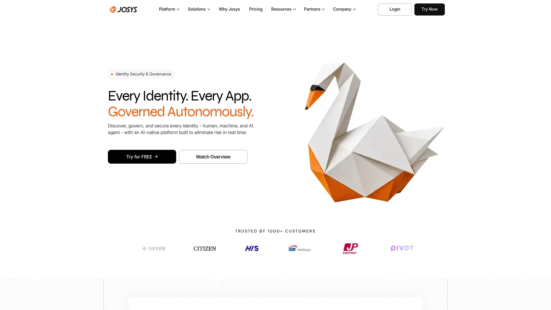 Josys unified asset management platform