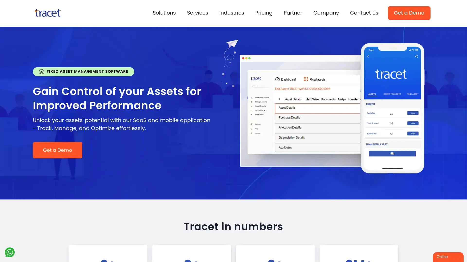 Tracet IoT asset tracking platform