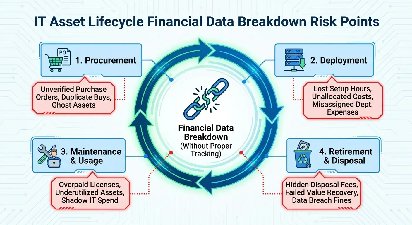 Financial impact of inaccurate asset tracking