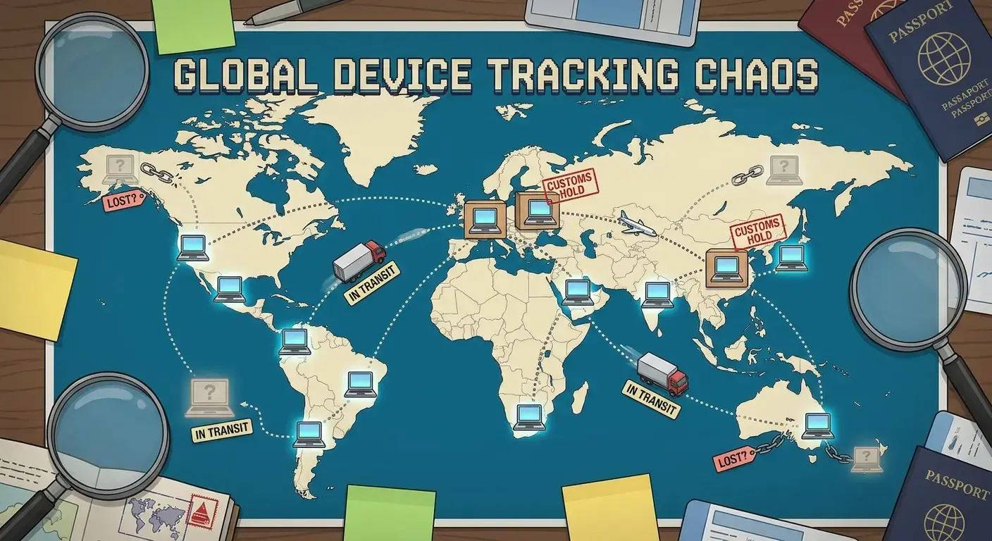 Global device tracking across multiple countries
