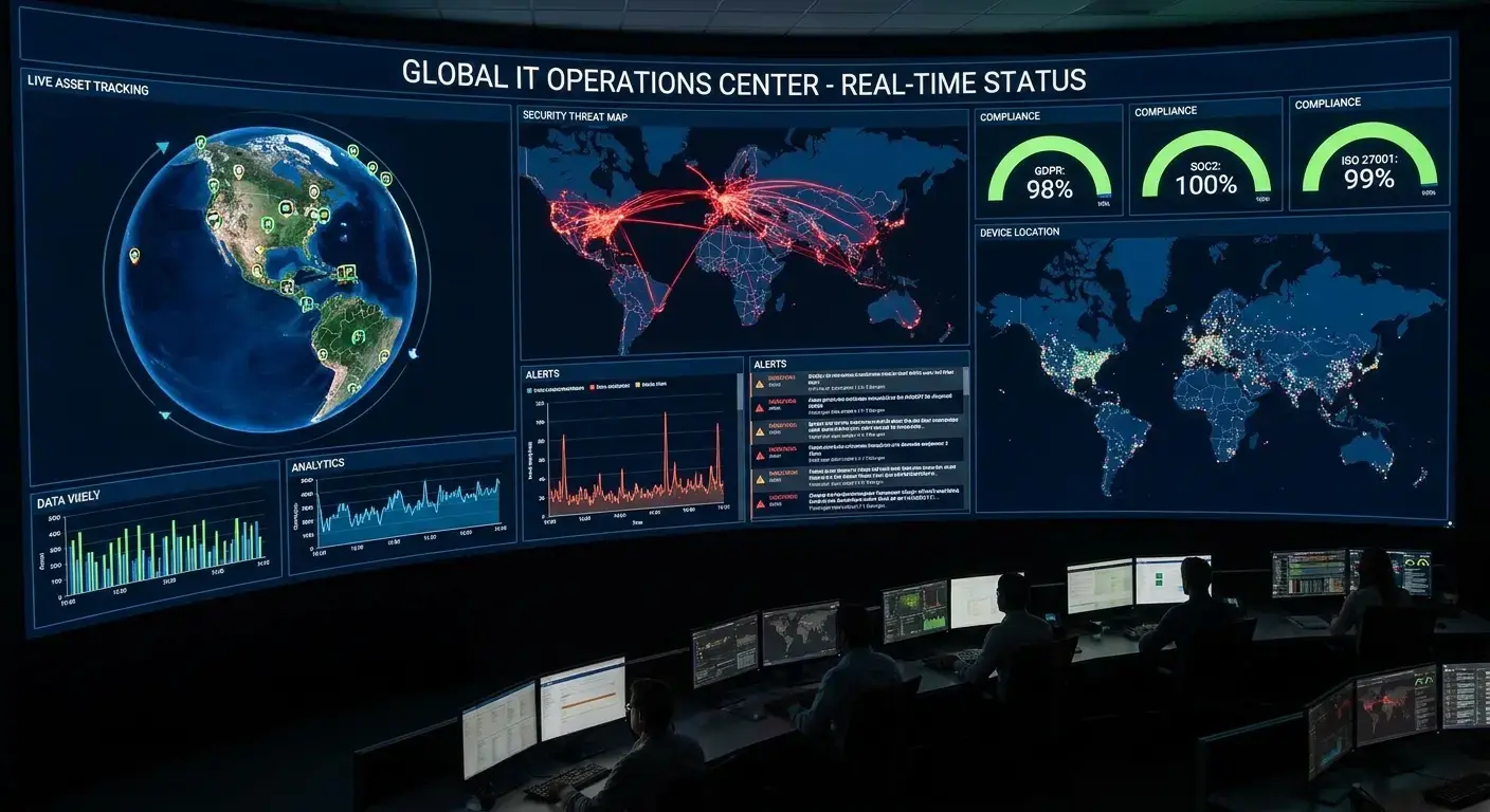 Real-time asset intelligence supporting IT governance