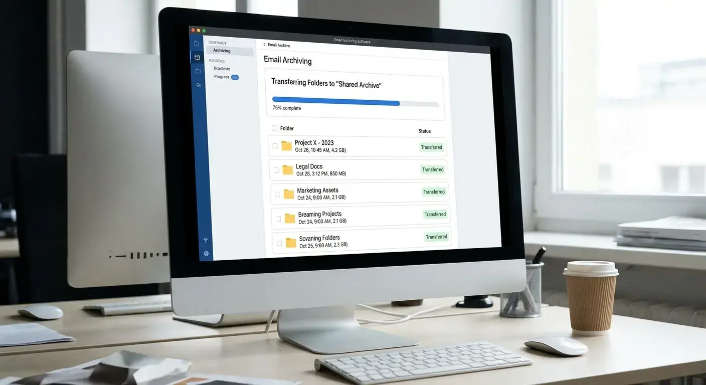 Email and communication history archival system
