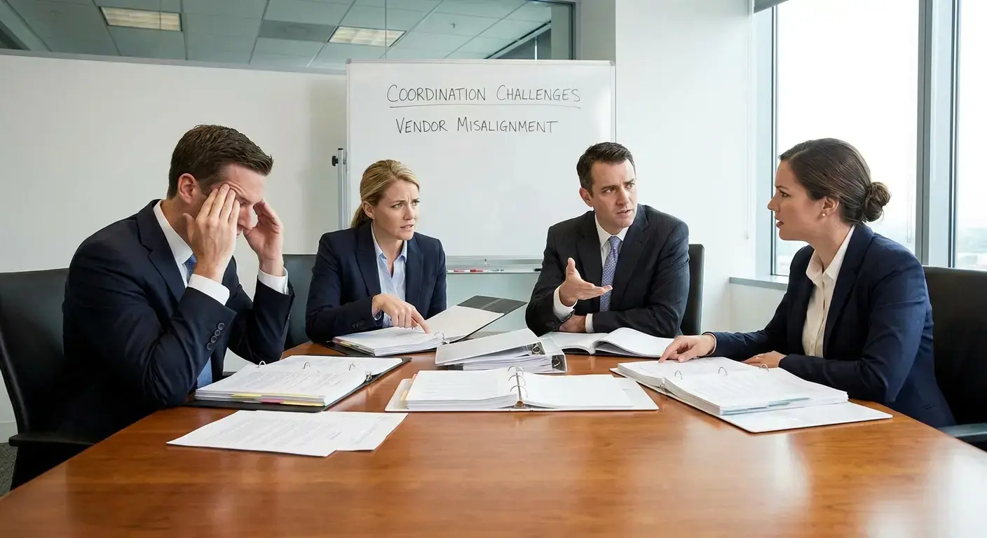 Vendor management framework coordination challenges