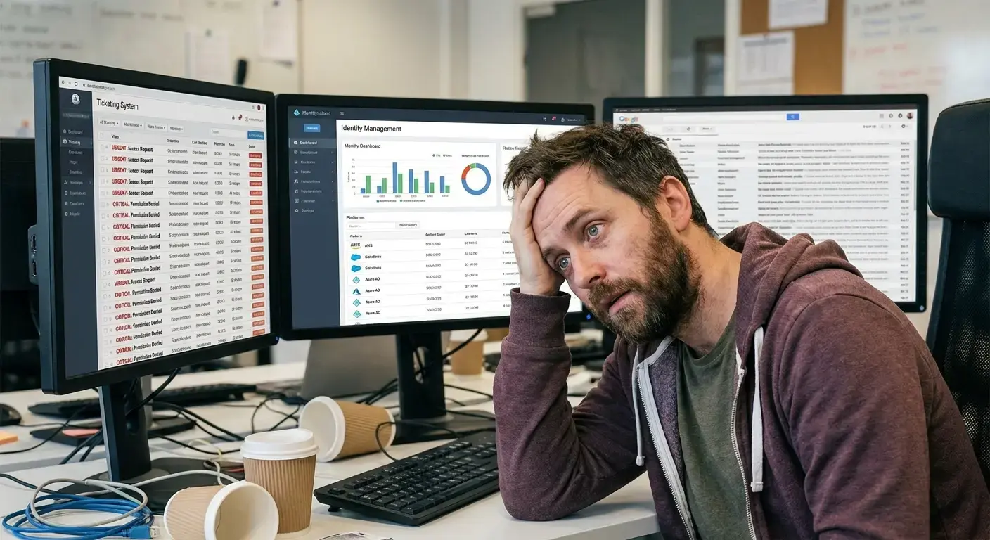 IT provisioning workflow bottleneck