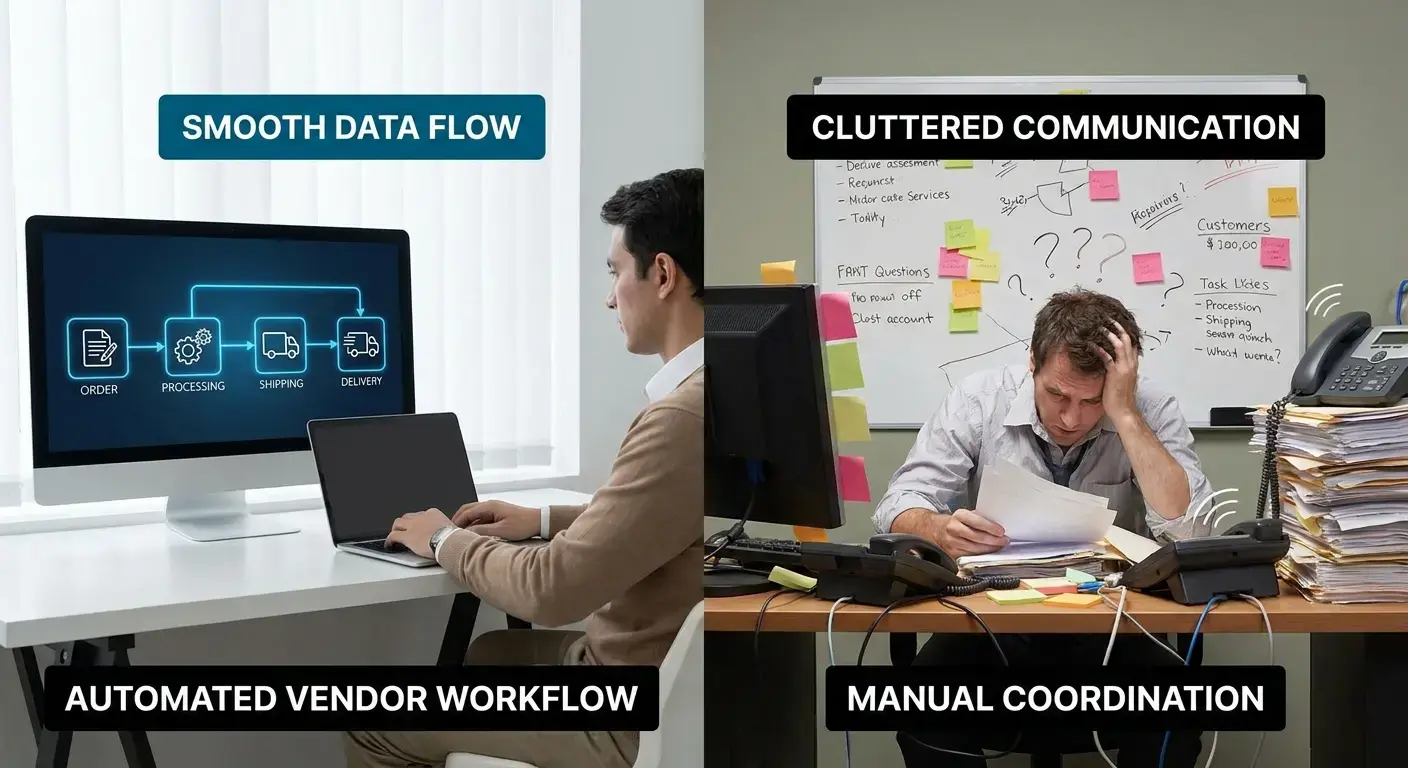 Vendor touchpoint automation decision framework