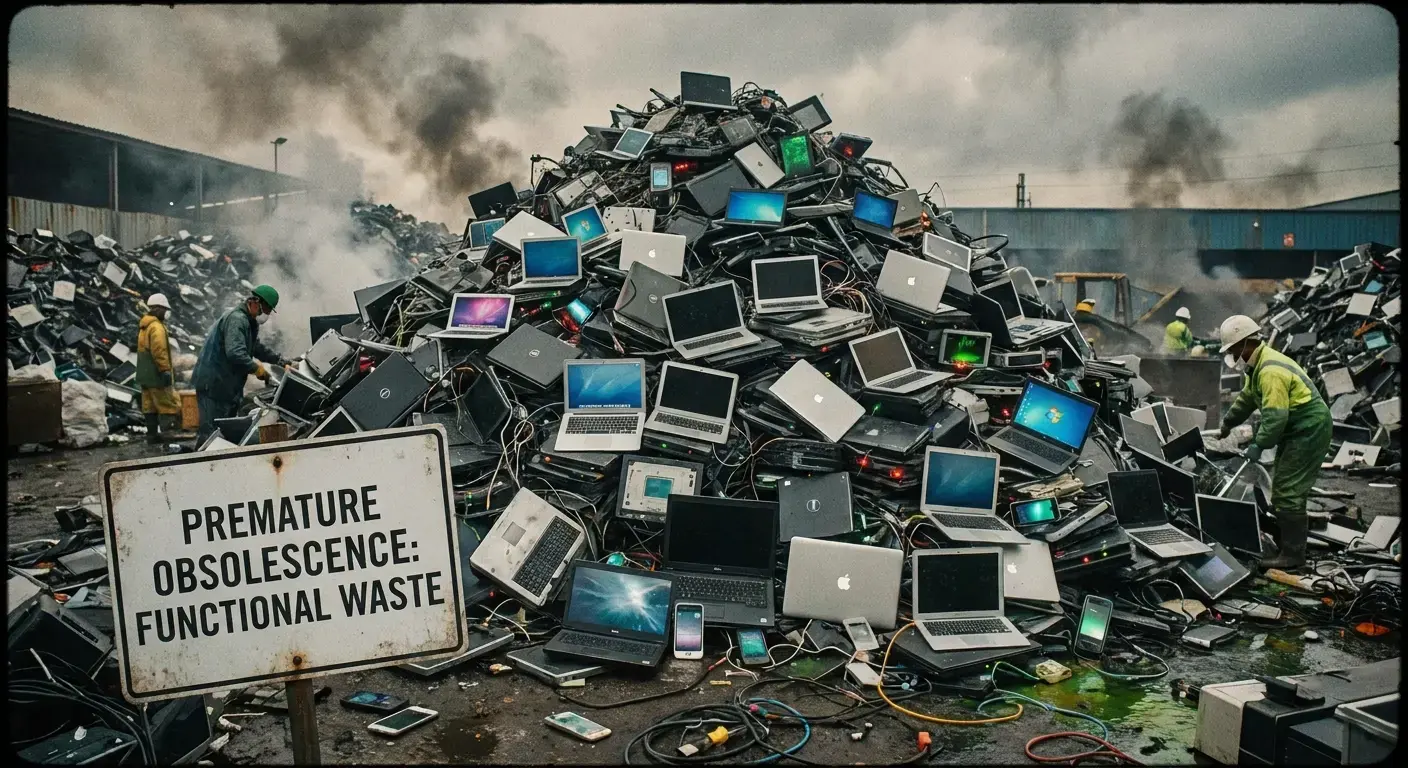 Environmental impact of premature hardware replacement