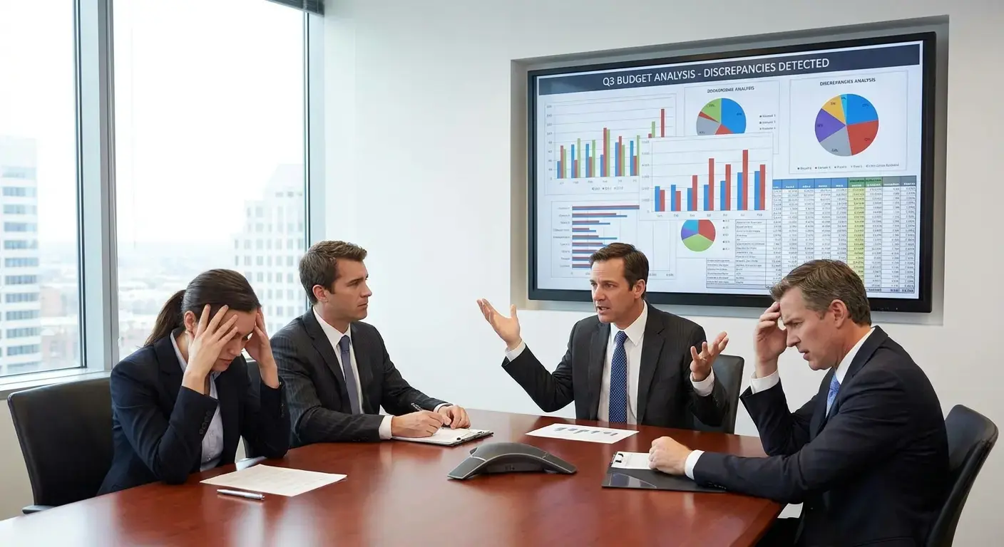 Budget allocation confusion across departments