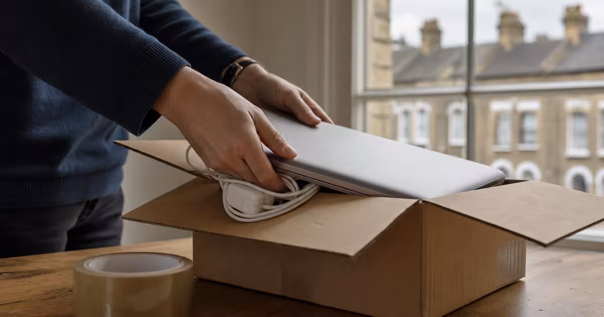 UK laptop retrieval